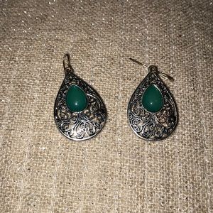 Sterling silver and turquoise earrings